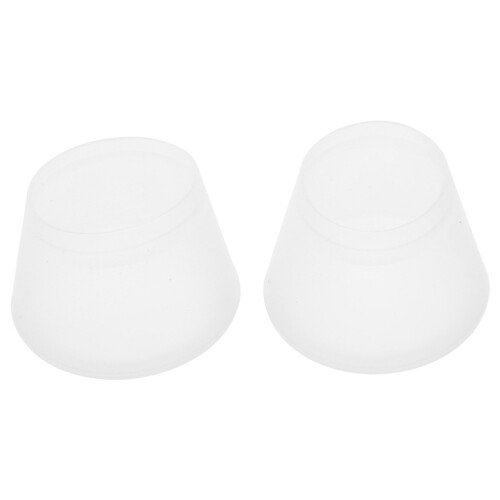 2Pcs Precision Fit Plastic Tennis Racket End Caps for Stability