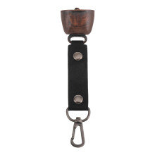 Black Metal Cowbell Charm for Dog Training and Outdoor Gear