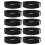 5Paren Elastische Mouwhouders Zwart Polyester Armband Stretchy Unisex 1