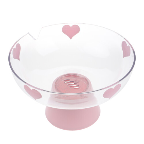Platter Drain Fruit Plate 24.80x24.00x24.00cm Pink