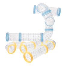 2Sets Plastic Hamster Tube Toy DIY External Cage Tunnel for Small Pets