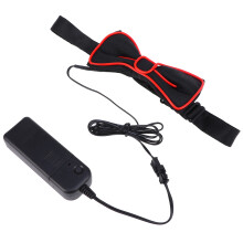 Red LED Flashing Bow Tie Party Tie Decoration for Festivals