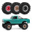 Conjunto de Rodas e Pneus Beadlock de Metal de 0,7 Polegadas para Acessórios de Atualização de Carros RC SCX30 Ascent-32 1/30, Cor Bronze 4