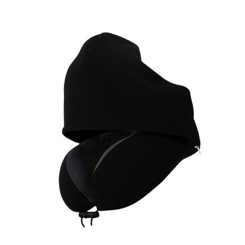 Lightweight Supportive Headrest Including Sound Blockers-Black