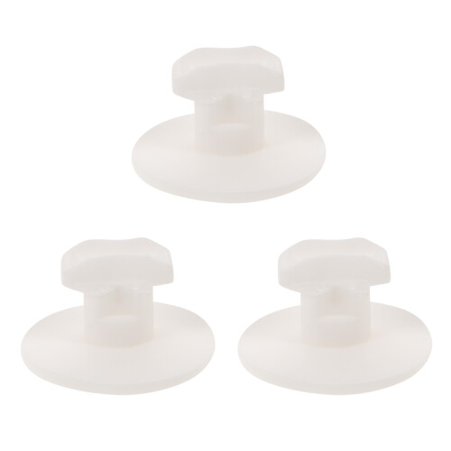 3St Witte Silicone Lunchbox Plug Lekvrij Ventielaag Afsluiter