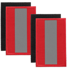 2Pz Sicurezza Riflettente in Tessuto Rosso Per Borse E