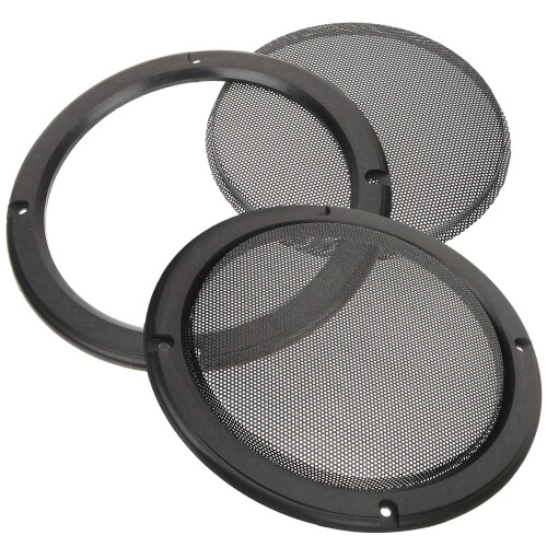 2Pz Protettiva Per Cassa Audio Auto in Ferro Nero Per Subwoofer