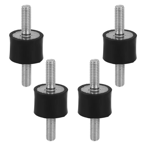 4Pcs Black Rubber Vibration Isolator Mounts Durable Shock Absorbers