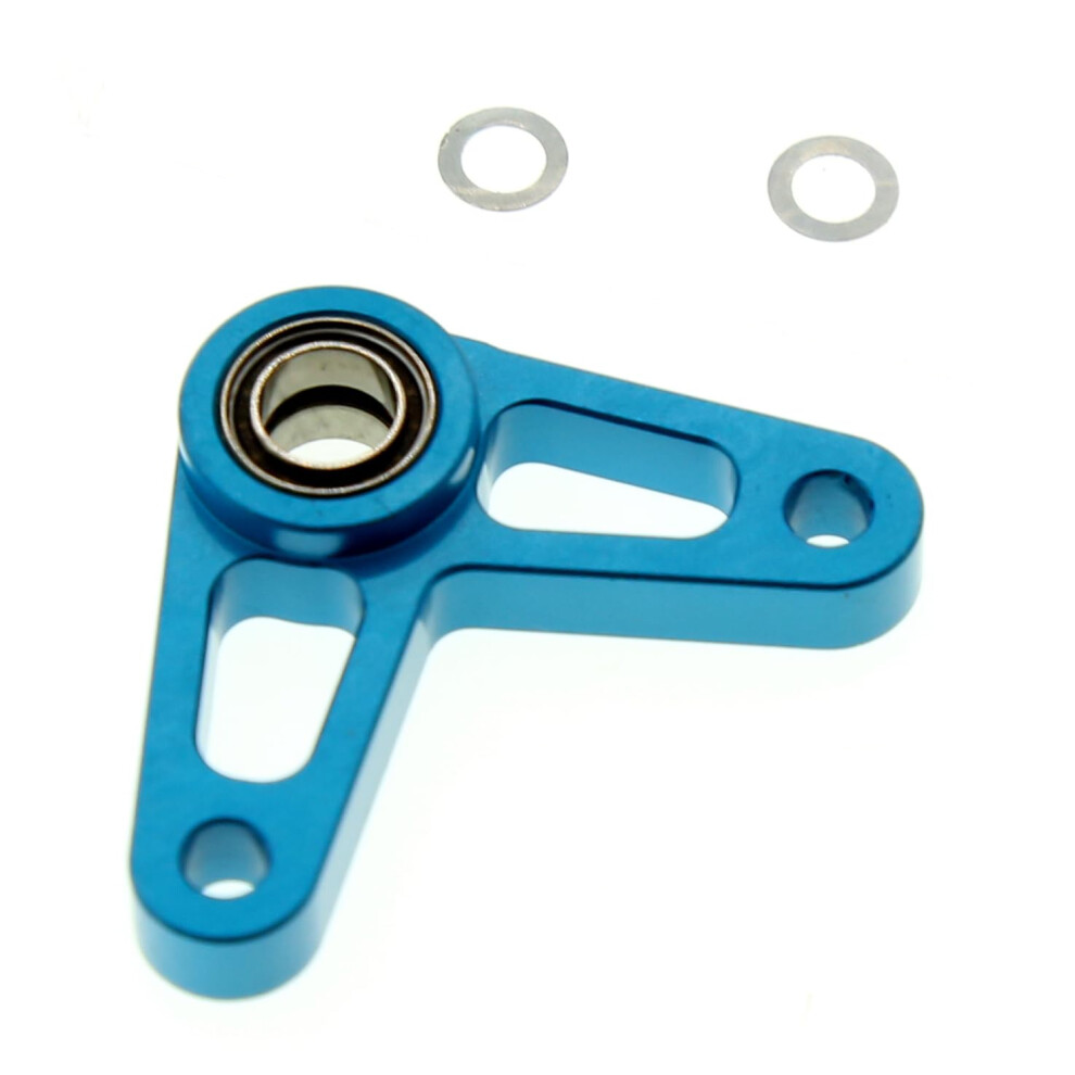 Aluminum Steering With Curved Arm For Tamiya 1/10 4Wd Offroad Buggy Racer Td4 Rc Car 9771547757757