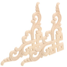 2Pz in Legno Chiaro Per Mobiletti E Porte Decorative