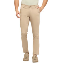 Duke Stardust Chino Broek voor Mannen Flatfront Narrowfit (Sdt4591_Fawn_30)