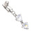 Gioiello Piercing Zircone Decorazione 1