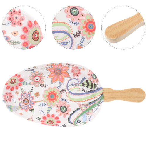 2Pcs Baking Tray for Oven Use Multi-Color Handle Dish 2