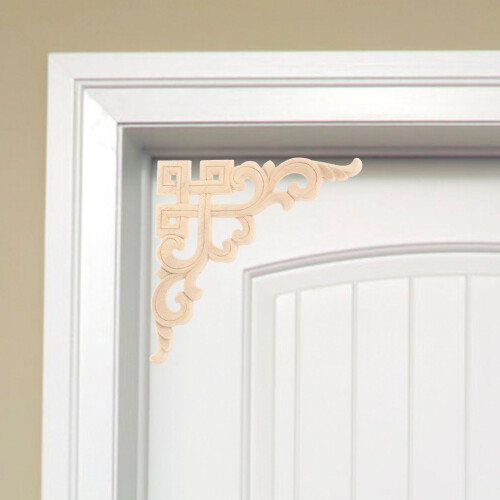 2Pz in Legno Chiaro Per Mobiletti E Porte Decorative 2