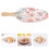 2Pcs Baking Tray for Oven Use Multi-Color Handle Dish 6