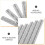 6Pz Cerniere Decorative in Metallo Argento Per Scatole E Gioielli 4