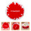 2Pcs Assorted Color Ceramic Plates Strawberry Pattern for Food Serving 8