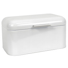 Space Saving Bread Bin for Kitchen Counter Large Capacity-White