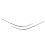 Car Chrome Front Left Right Bumper Lower Cover Trim Strip Replacement for   CLK Class W209 2002-2009 1