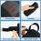 Pickleball  Holder Foldable Storage Mesh Bag for Pickleball Net Post, Storage Hanging Bag with Strap 6