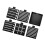 Support de bloc-notes carré compact, parfait pour les-Noir 1