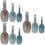 3Sets Plastic Kitchen Scoops for Ice Cereal Flour Assorted 6