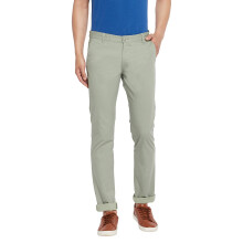 Duke Stardust Heren Slim Fit Zeegroen Kleur Broeken