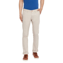 Duke Stardust Heren Slim Fit Beige Kleur Broeken