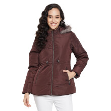 Duke Stardust Dames Volledige Mouw Hooded Jas (Sdz1923_Rood_M)