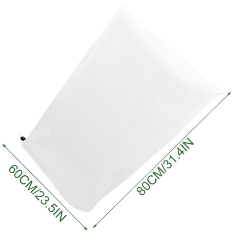 2Pcs Wear-Resistant Plant Protection Covers with Drawstring for Winter 1