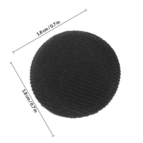 60Pcs Durable Black DIY Sewing Buttons for Coats Suits and Sweaters 1