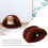 Coffee Plush Cat Sleeping Nest Warm Pet Bed Cushion 6