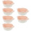 6Pcs Oven Safe Pink Ceramic Baking Bowls for Home Kitchen Use 6