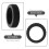 8Pz Ruote Valigia Silicone Nero Design E 4