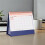 Compact 2026 Mini Desktop Calendar Dark Blue Paper Monthly Planner 7
