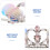 Silver 3D Design Mermaid Pearl Tiara Headband for Ocean Theme 5