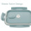 3St Witte Silicone Lunchbox Plug Lekvrij Ventielaag Afsluiter 3