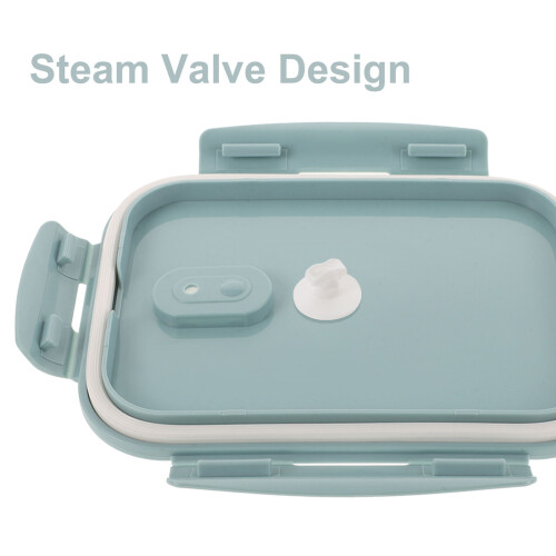 3St Witte Silicone Lunchbox Plug Lekvrij Ventielaag Afsluiter 2