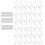 Window Blind Clips 120Pcs Clear Plastic Hold Down Brackets for Bottom Rail Stable Easy Snap Installation 4
