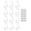 Window Blind Clips 120Pcs Clear Plastic Hold Down Brackets for Bottom Rail Stable Easy Snap Installation 5