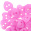 100pcs Heart Shaped Crafting Buttons Delicate Shiny Sewing Buttons 5