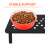 Adjustable Black Elevated Cat Bowl Stand Non-Slip Pet Feeder 4