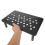 Adjustable Black Elevated Cat Bowl Stand Non-Slip Pet Feeder 6