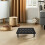 Adjustable Black Elevated Cat Bowl Stand Non-Slip Pet Feeder 8