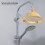 Titanium Shower Head Golden Fixed Bathroom Shower Sprayer 3