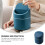 Nordic Style Mini Trash Can Clamshell Desktop Waste Bin Kitchen 5