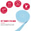 Worgeous  Holding Belt Multifunctional Badminton Racket Grip Sky-Blue 5