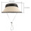 Folding Woven Sun Hat Wide Brim Multi-Color Lightweight Beach Hat 2