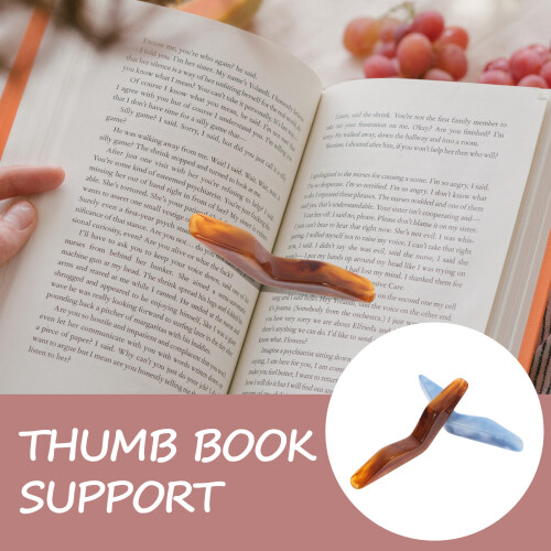 2 Pcs Reading Holder Strengthener Thumb Book Support 2