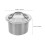 Home Kitchen Built-in Stainless Steel Flush Trash Chute Lid Silver 2